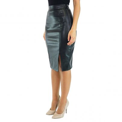 Gonna longuette semipelle 